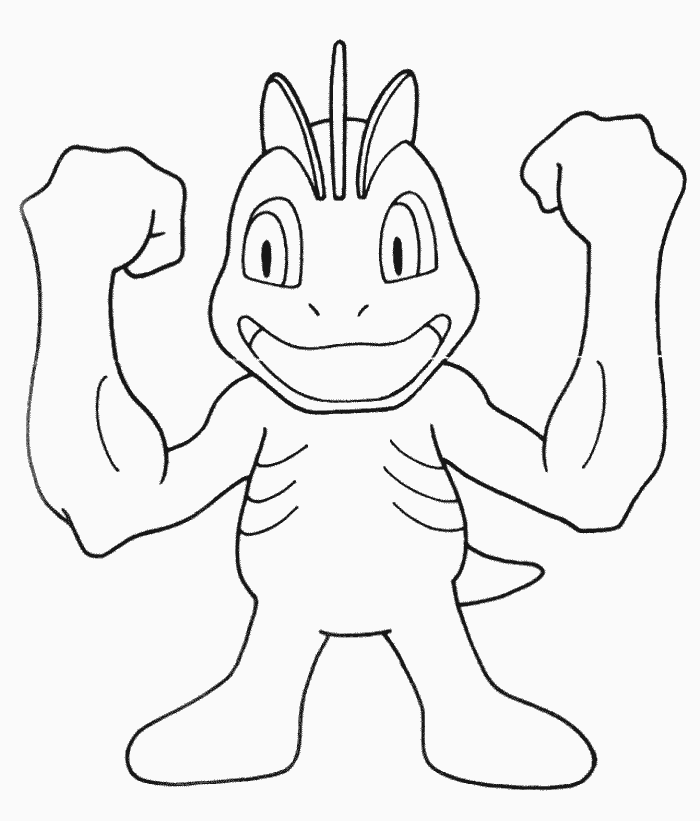 Plansa de colorat cu Pokemon 8 78